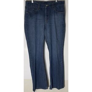 Levis 515 Women's Size 12 Medium Boot Cut Jeans Blue Denim Lower Rise Cotton